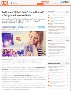 Safari duha i Nada Bučević - druga radionica